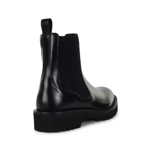 BLACK LEATHER BOOTS