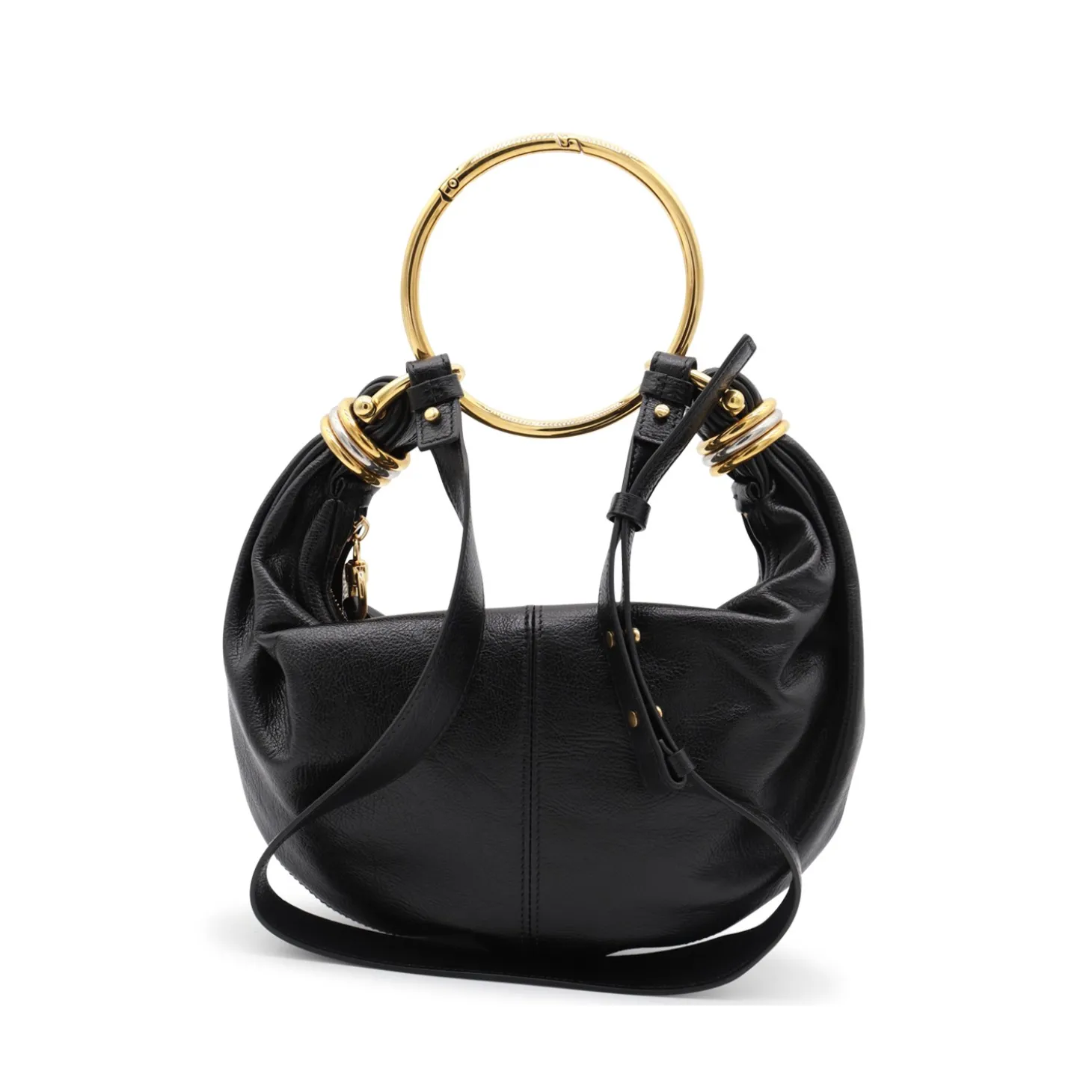 black_leather_bracelet_ho_2.webp BLACK LEATHER BRACELET HOBO BAG