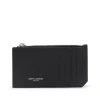 BLACK LEATHER CARD HOLDER