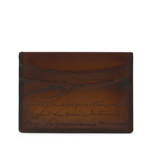 BLACK LEATHER CARD HOLDER