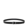 BLACK LEATHER CASSANDRE BELT