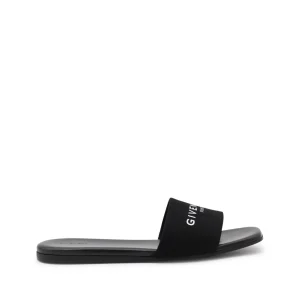 BLACK LEATHER FLATS