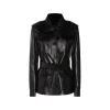 BLACK LEATHER JACKET