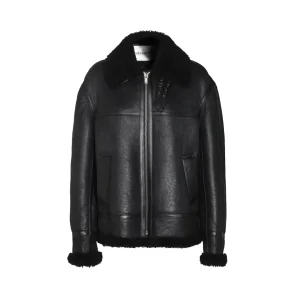 BLACK LEATHER JACKET