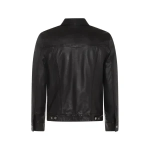BLACK LEATHER JACKET
