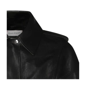 BLACK LEATHER JACKET