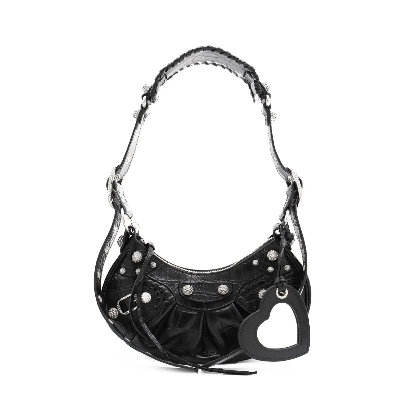 black_leather_le_cagole_x_0.webp BLACK LEATHER LE CAGOLE XS SHOULDER BAG