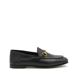 BLACK LEATHER LOAFERS