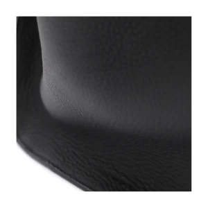 BLACK LEATHER MARLO TOTE
