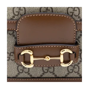 BLACK LEATHER MINI HORSEBIT 1955 WALLET