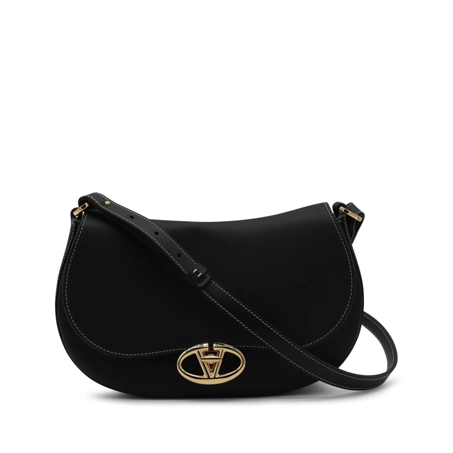 black_leather_ovhal_shoul_0.webp BLACK LEATHER OVHAL SHOULDER BAG