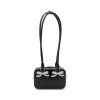 BLACK LEATHER SHOULDER BAG