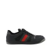 BLACK LEATHER SNEAKERS
