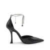 BLACK LEATHER STEVIE PUMPS