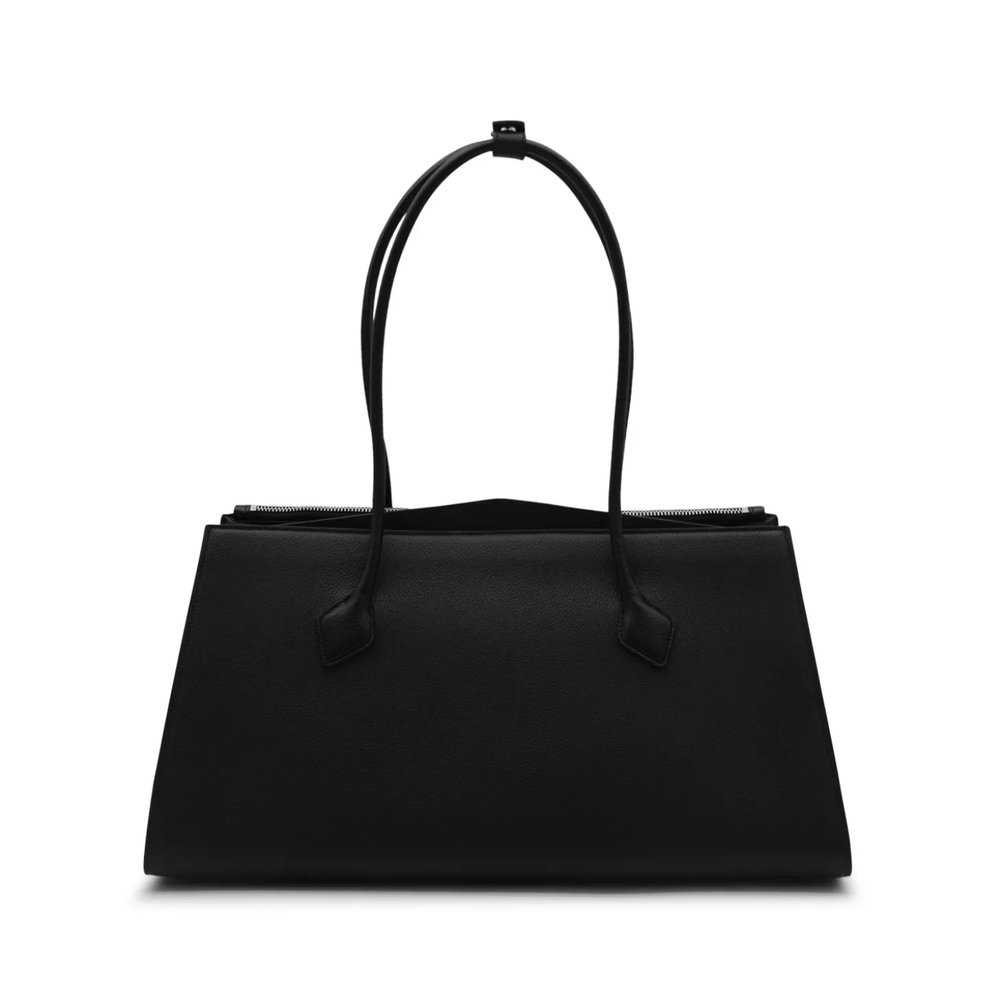 black_leather_teckel_tote_2.webp BLACK LEATHER TECKEL TOTES