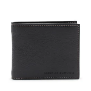 BLACK LEATHER WALLET