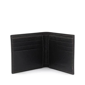 BLACK LEATHER WALLET