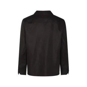 BLACK LINEN CASUAL JACKET