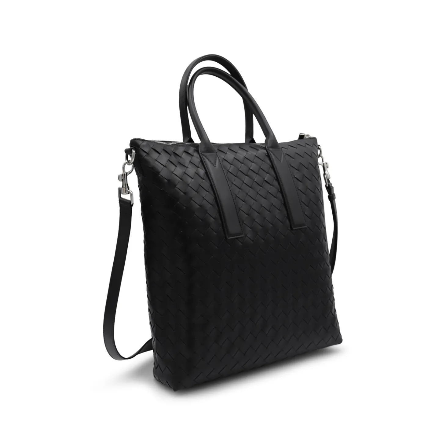 black_north_south_leather_1.webp BLACK NORTH SOUTH LEATHER CROSSBODY BAG