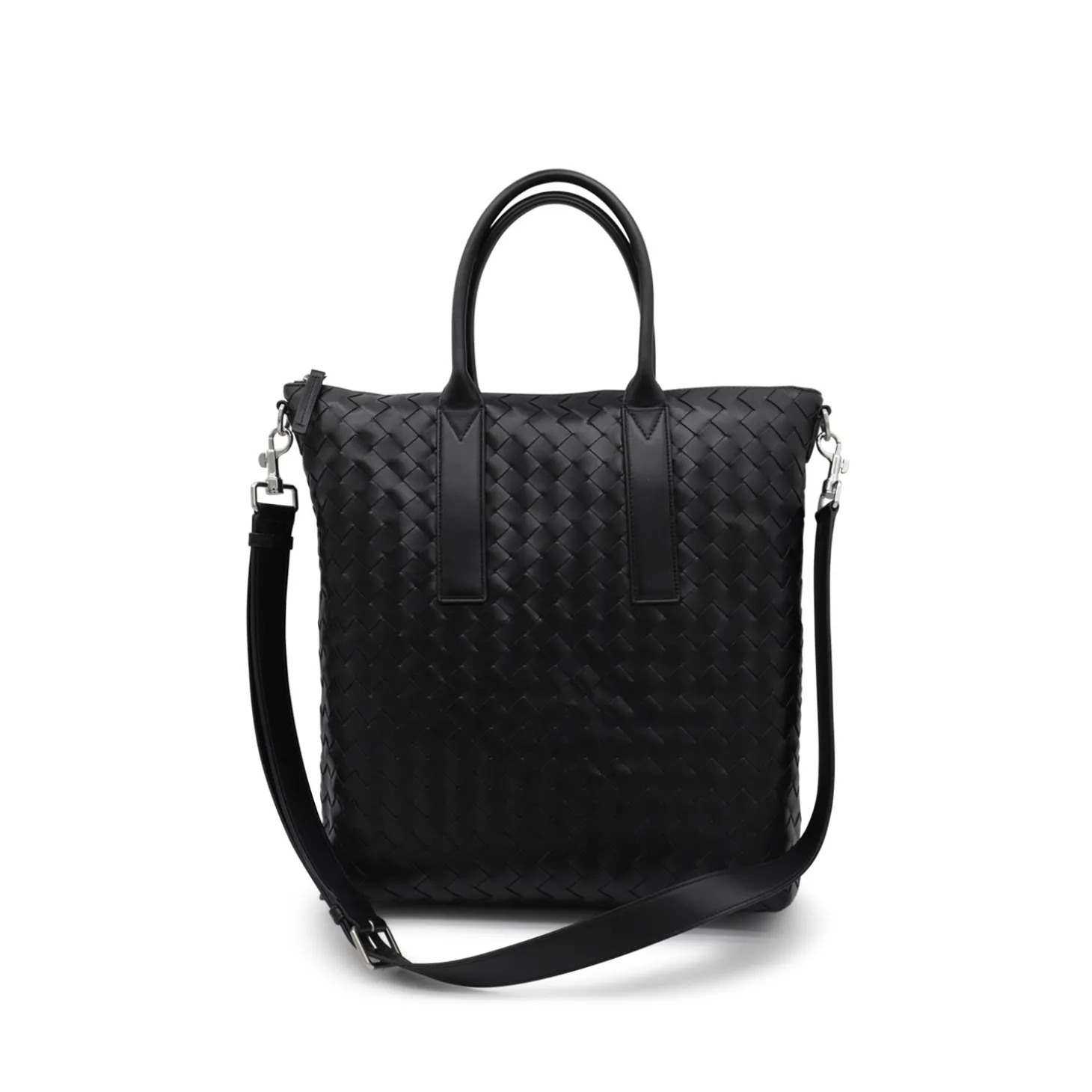 black_north_south_leather_2.webp BLACK NORTH SOUTH LEATHER CROSSBODY BAG