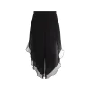 BLACK SILK PANTS