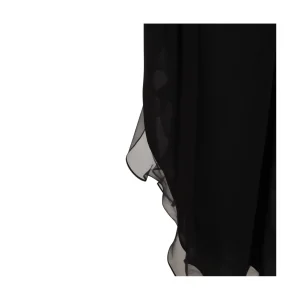 BLACK SILK PANTS