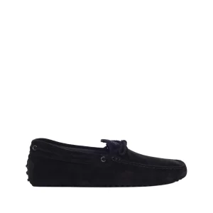 BLACK SUEDE GOMMNINO LOAFERS