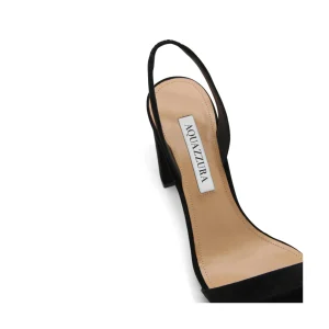 BLACK SUEDE SANDALS