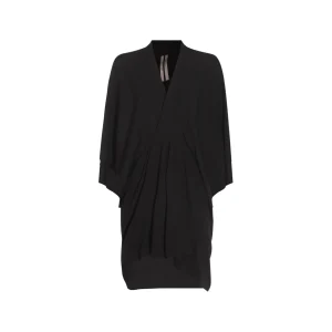 BLACK VISCOSE DRESS