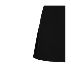 BLACK VISCOSE MINI DRESS