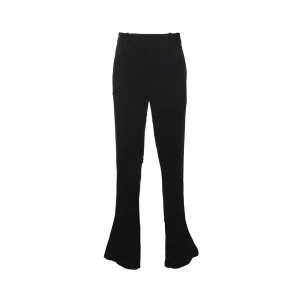 BLACK VISCOSE PANTS