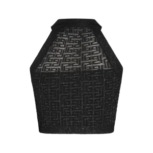 BLACK VISCOSE TOP