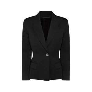BLACK WOOL BLAZER