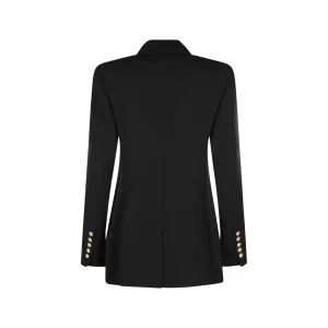 BLACK WOOL BLAZER