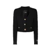 BLACK WOOL CASUAL JACKET