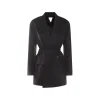 BLACK WOOL CASUAL JACKET