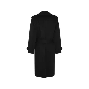 BLACK WOOL COAT