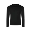 BLACK WOOL KNITWEAR