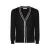 BLACK WOOL KNITWEAR