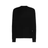 BLACK WOOL KNITWEAR