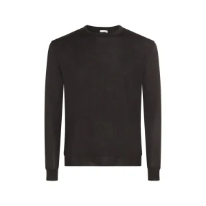 BLACK WOOL KNITWEAR