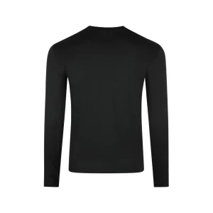 BLACK WOOL KNITWEAR