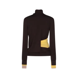 BLACK WOOL KNITWEAR