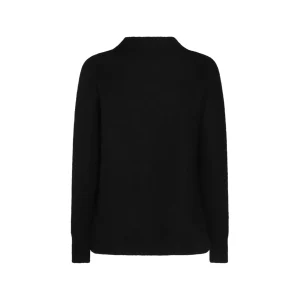 BLACK WOOL KNITWEAR