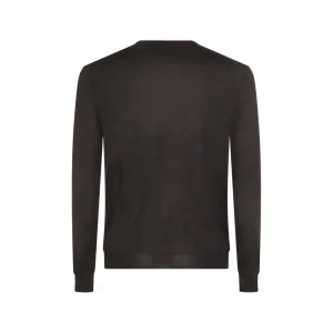 BLACK WOOL KNITWEAR