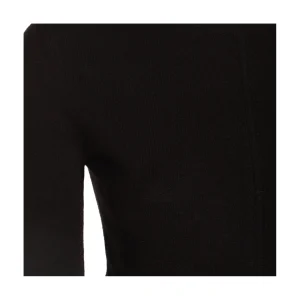 BLACK WOOL KNITWEAR