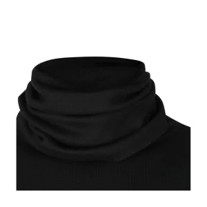 BLACK WOOL KNITWEAR