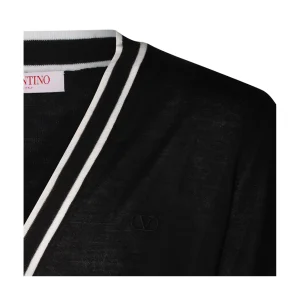 BLACK WOOL KNITWEAR
