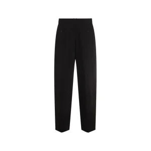 BLACK WOOL LILAS PANTS