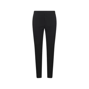 BLACK WOOL PANTS